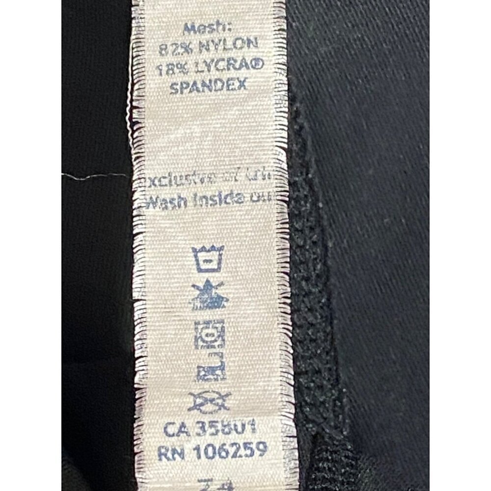 Lululemon Run A Marathon Cropped Leggings Black Reflective Pockets Womens Size 4 - Picture 6 of 9